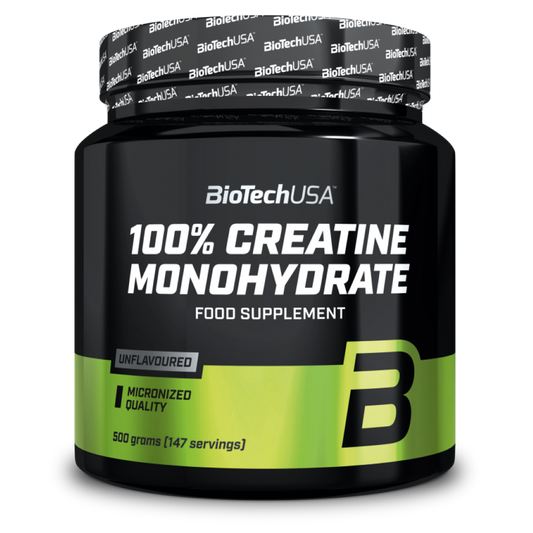 Creatina Monohidrata, BioTechUSA, 100% Micronized Creatine Monohydrate, 500g