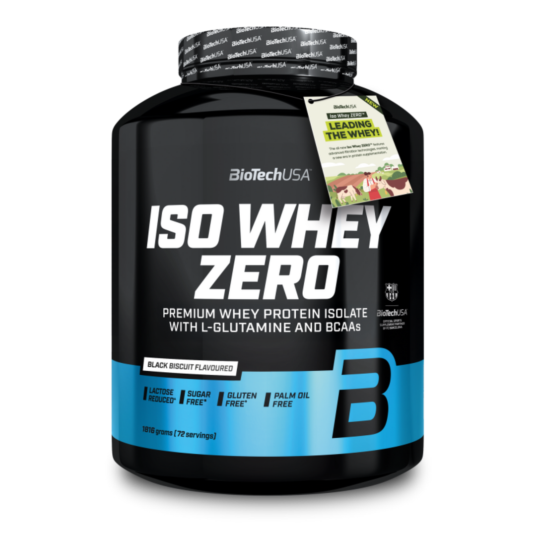 Proteina din Zer Izolata Continut Scazut de Lactoza, BioTechUSA, Iso Whey Zero Lactose Reduced, 1816g