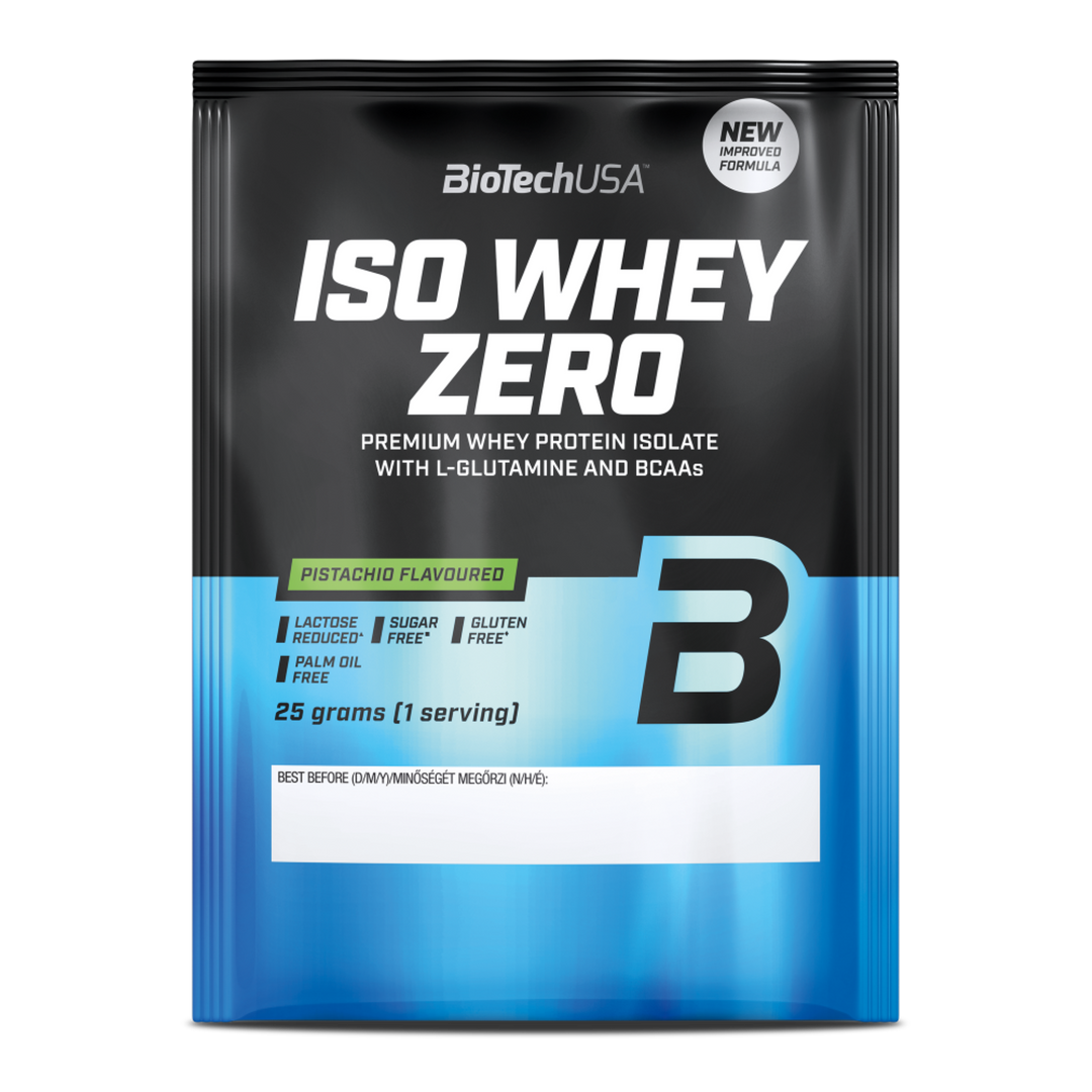 Proteină din Zer Izolat cu Conținut Scăzut de Lactoză, BioTechUSA Iso Whey Zero Lactose Reduced, 25g