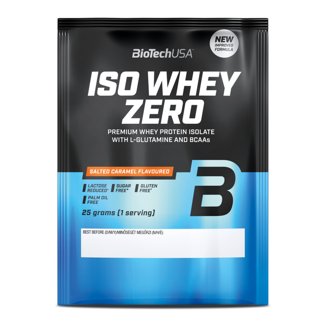 Proteină din Zer Izolat cu Conținut Scăzut de Lactoză, BioTechUSA Iso Whey Zero Lactose Reduced, 25g