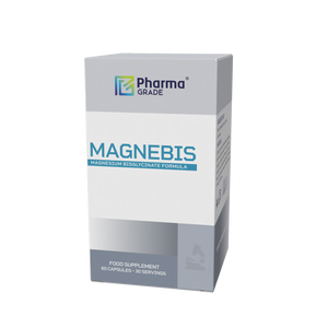 Magneziu Bisglicinat, Pharma Grade, Magnebis, 60 Capsule