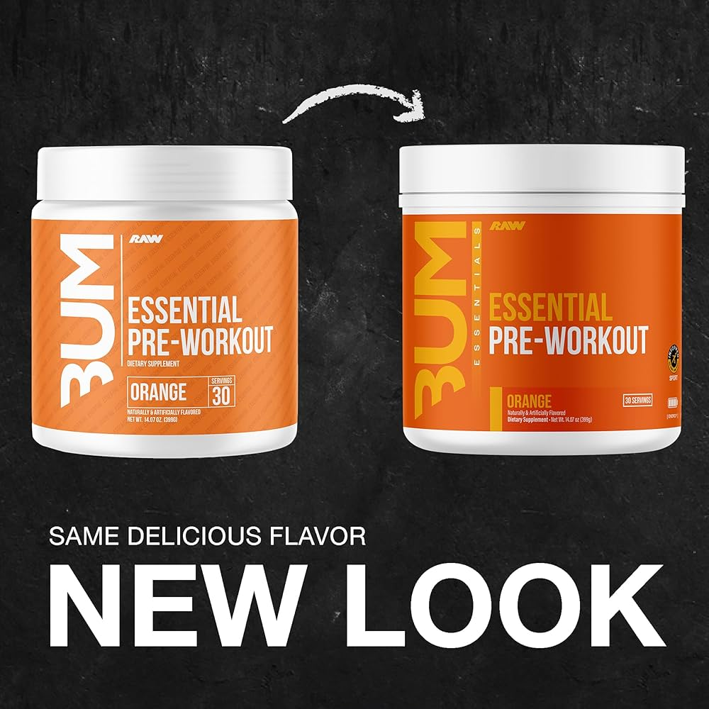Pre-Workout Pulbere, RAW Nutrition, CBUM Series, Essential- Pre, 30 de Portii
