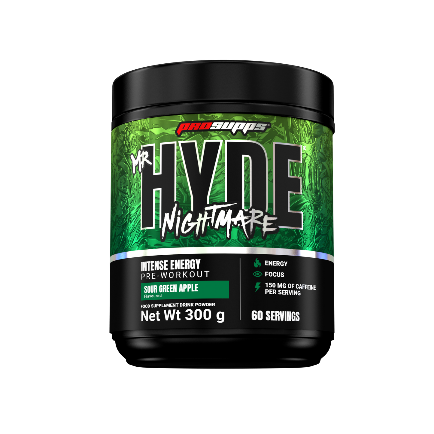 Pre-Workout, ProSupps, Hyde Nightmare, 300g