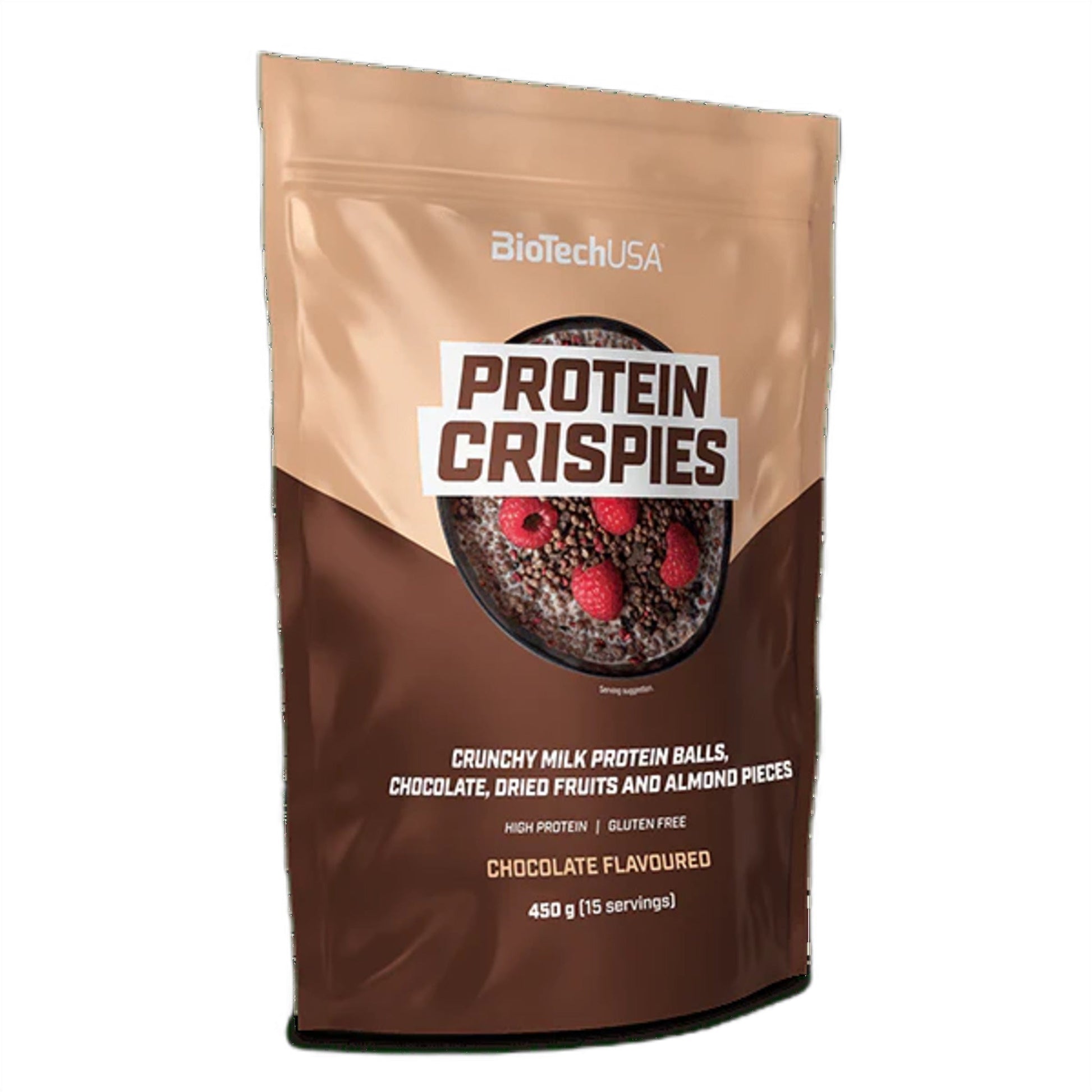 Mic Dejun Proteic, BioTechUSA, Protein Crispies, 450g EXP: 13/11/2024