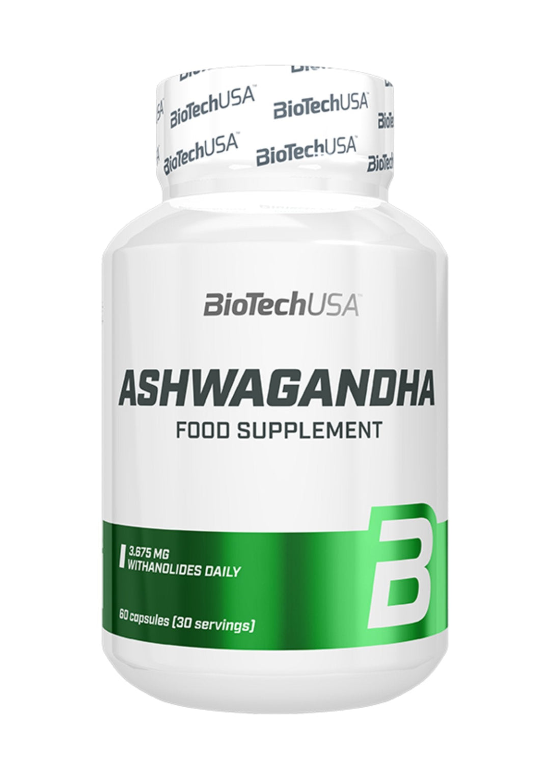 Performanta sportiva, BiotechUsa Ashwagandha 60 caps