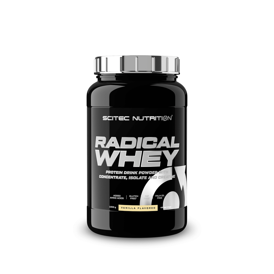 Proteina din Zer, Scitec Nutrition, Protein Drink Powder, Radical Whey, 1000g